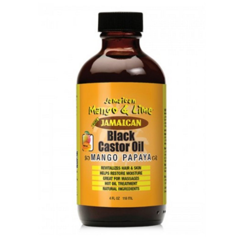 Jamaican mango & Lime Black Castor Oil Mango Papaya Huile de cheveux 118 ml Femmes