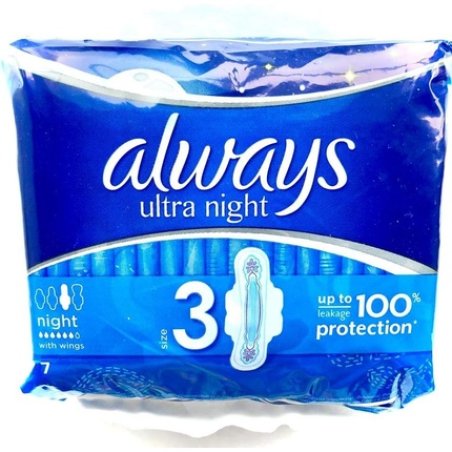 ALWAYS Ultra Night with Wings 7 Count