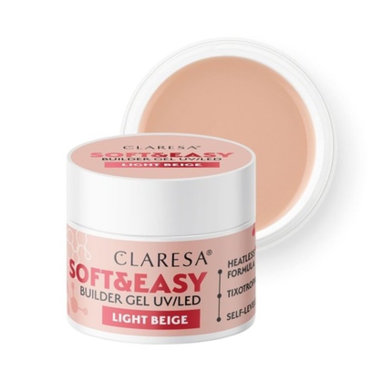 Claresa Soft & Easy Builder Gel Light Beige 45g