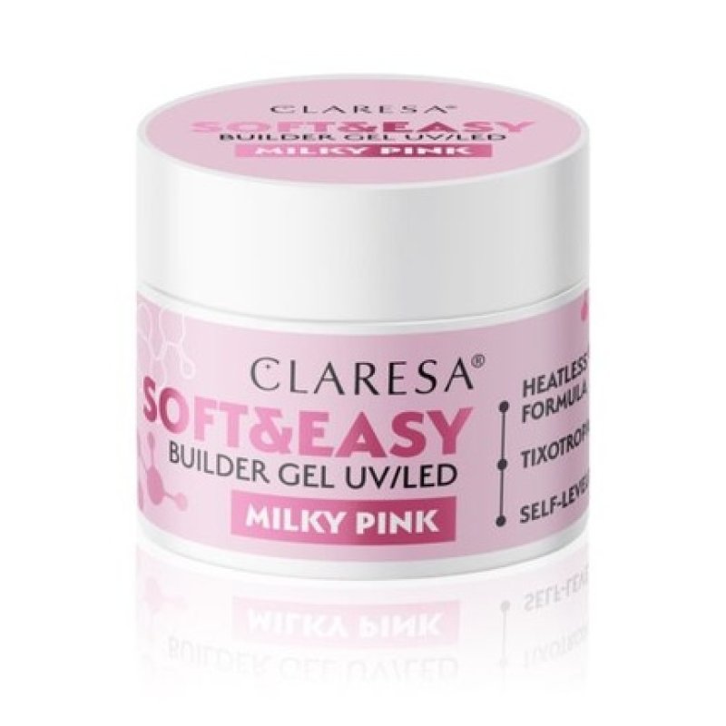 Claresa Builder Gel Soft & Easy Milky Pink 45g