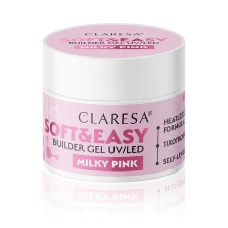 Claresa Builder Gel Soft & Easy Milky Pink 45g