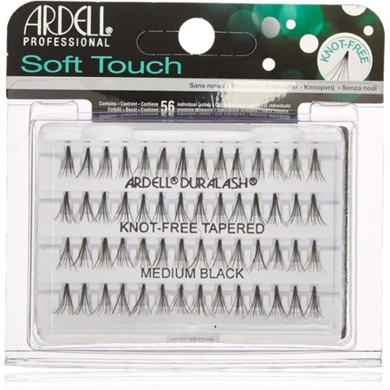 Ardell False Lashes Soft Touch Individuals Knot-Free Medium Black