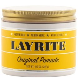 Layrite Original Pomade 297g Medium Hold Water Soluble Medium Shine