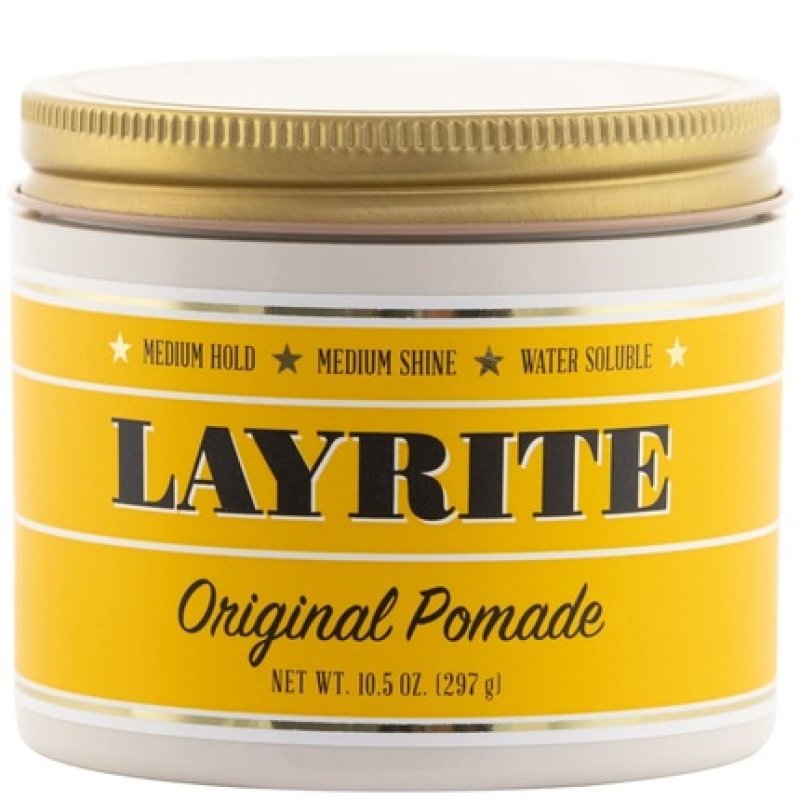 Layrite Original Pomade 297g Medium Hold Water Soluble Medium Shine