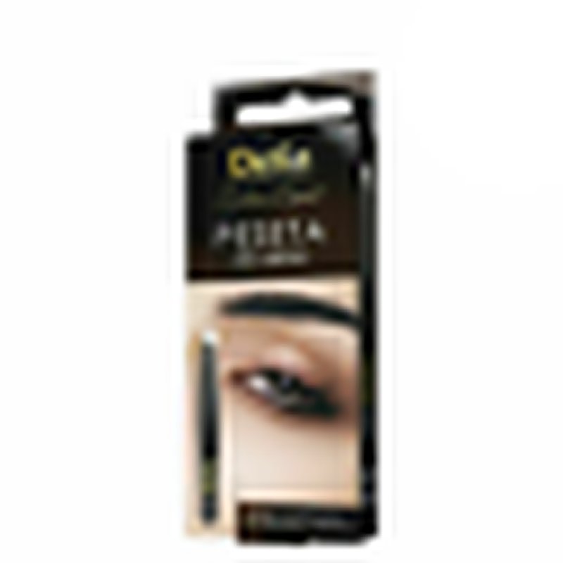 Professional Black Eyebrow Tweezers Slanted Stainless Steel