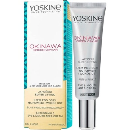 Yoskine Okinawa Green Caviar Anti-Wrinkle Eye & Mouth Area Cream 15ml