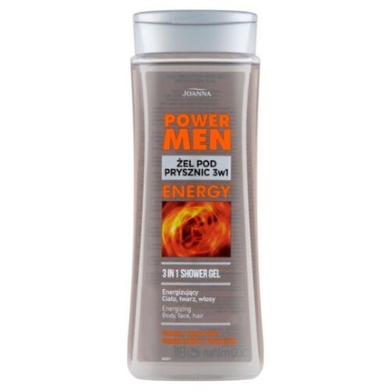 Joanna Power Men Shower Gel for Men Black Pepper and Guava