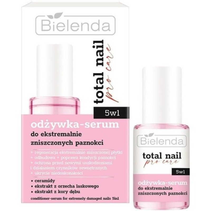 Bielenda Total Nail Pro Care 5in1 Conditioner Serum for Extremely Damaged Nails 10ml