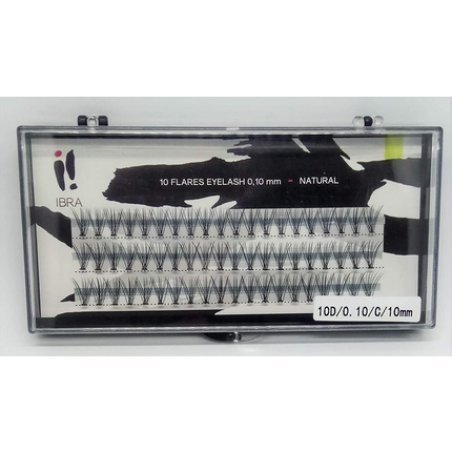IBRA Makeup Naturals Knot-Free Individual False Eyelashes 0.10 C 10mm