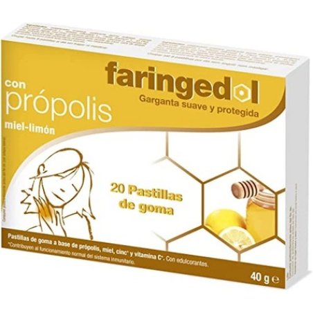 Faringedol Miel Limon 20 Pastillas Goma