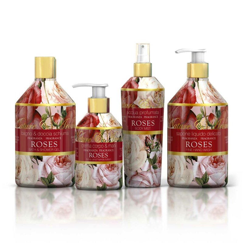 Naturearome Liquid Hand Soap 500 Ml - Roses Line