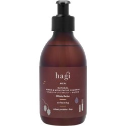 Hagi Natural Beard & Moustache Shampoo Whisky Barber 300ml