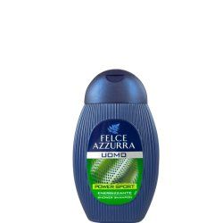 Felce Azzurra Shampoo & Shower Power Sport Energyzing 400 ml 2-en-1 Cheveux et corps Hommes