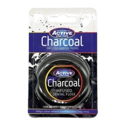 Beauty Formulas Active Oral Care Dental Floss With Activated Charcoal 50m
