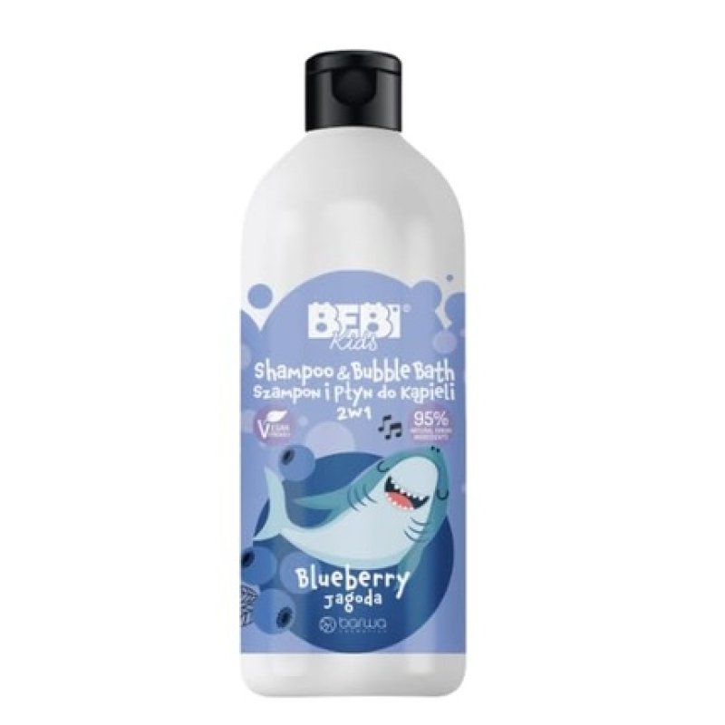Barwa Bebi 2in1 Blueberry Shampoo and Bath Lotion 500ml - Long Expiry Date!