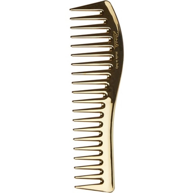 Jäneke Hair Comb Gold 24 Carat Styling Comb Exclusive Comb 7 Inches 18 cm