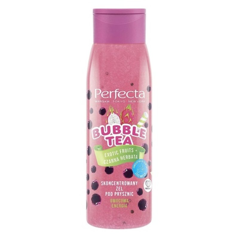 Perfecta Bubble Tea Concentrate Shower Gel Exotic Fruits Black Tea