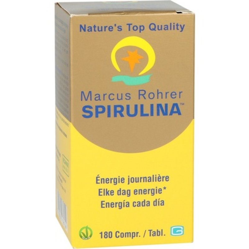 Marcus Rohrer Spirulina - 180 Tablets - Herbal Preparation