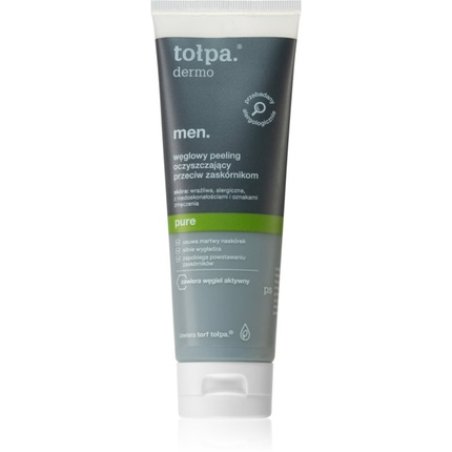 Tołpa Men Pure Węglowy Peeling Oczyszczający 100ml - Men's Skincare