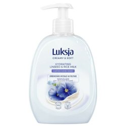 Luxja Creamy and Soft Moisturizing Liquid Soap Flax and Rice Milk 500ml