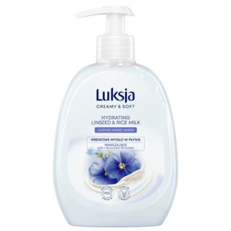 Luxja Creamy and Soft Moisturizing Liquid Soap Flax and Rice Milk 500ml