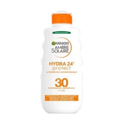 Garnier Ambre Solaire Milk Protection Hydra 24H Protect Face and Body Ultra Moisturizing for All Day with High SPF 30