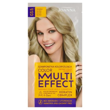 JOANNA Multi Effect Toning Shampoo Hair Dye Shampoo in a Bag Lasts 4 to 8 Washes Ammonia and Oxidant Free Hair Tint