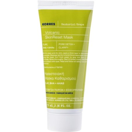 KORRES Santorini Grape Pore Refining Cream - Smooths, Hydrates, and Minimizes Pores with Santorini Grape Extract 40ml
