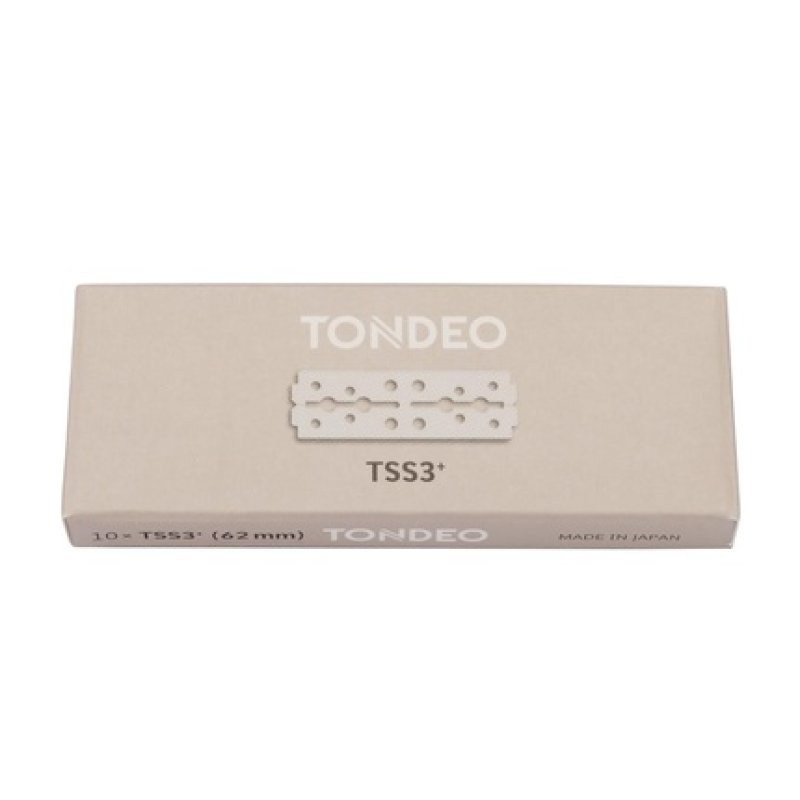 TONDEO TSS3 Razor Blades 10 Stainless Double Blades for TONDEO Razors