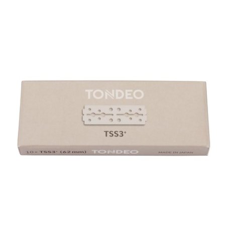 TONDEO TSS3 Razor Blades 10 Stainless Double Blades for TONDEO Razors