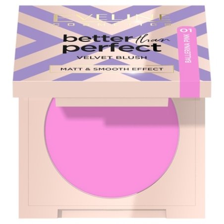 Eveline Better Than Perfect Velvet Blush Pressed Rose 01