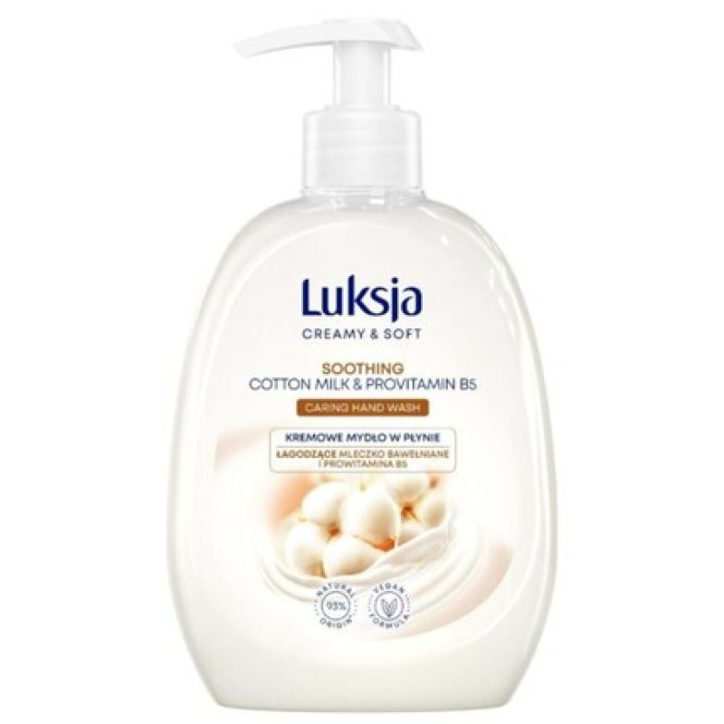 Luxja Creamy & Gentle Soothing Liquid Soap with Cotton Milk