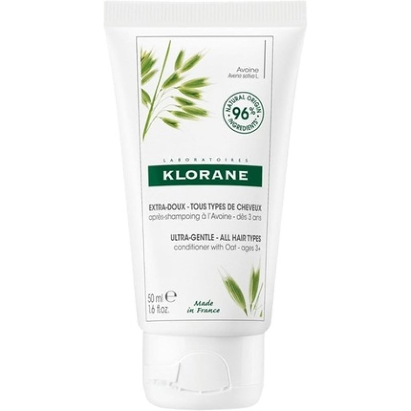 Klorane Ultra-Gentle Conditioner for All Hair Types with Oat 50ml