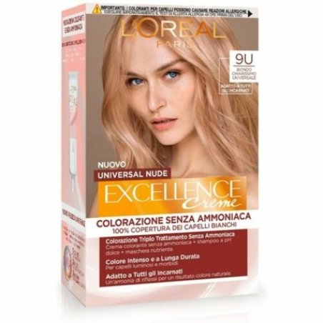 L'Oreal Paris Excellence Universal Nude N. 9U Light Blond Hair Color