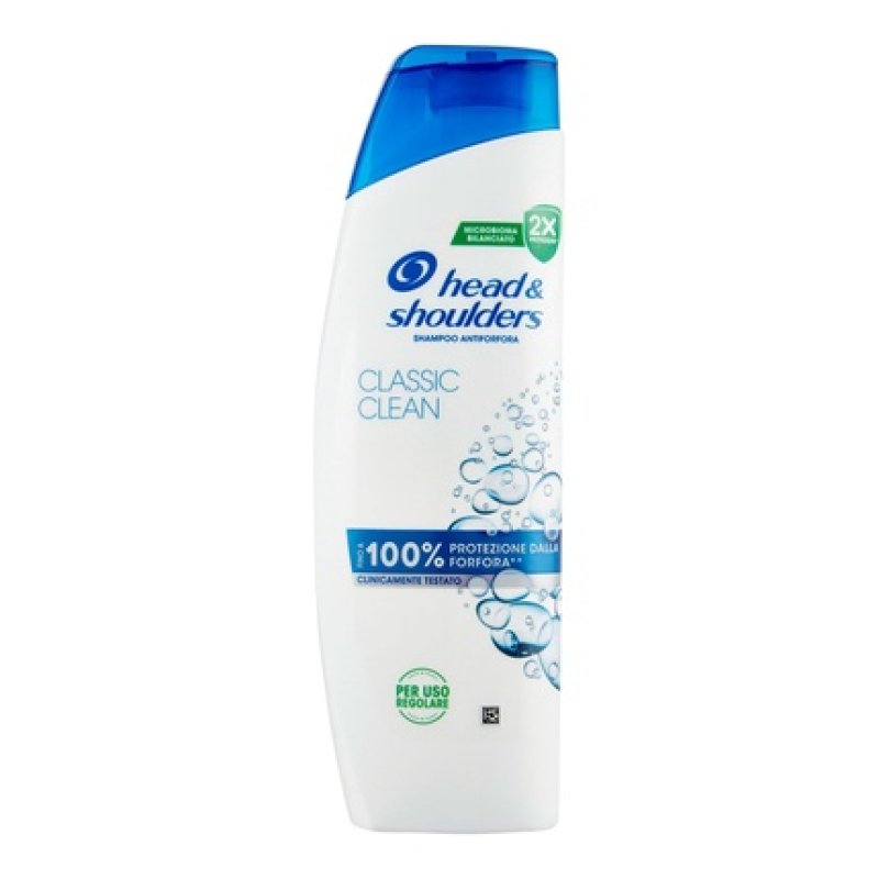 Head & Shoulders Classic Clean Anti-Dandruff Shampoo 250ml for Daily Use - Clinically Tested, Up to 100% Protection