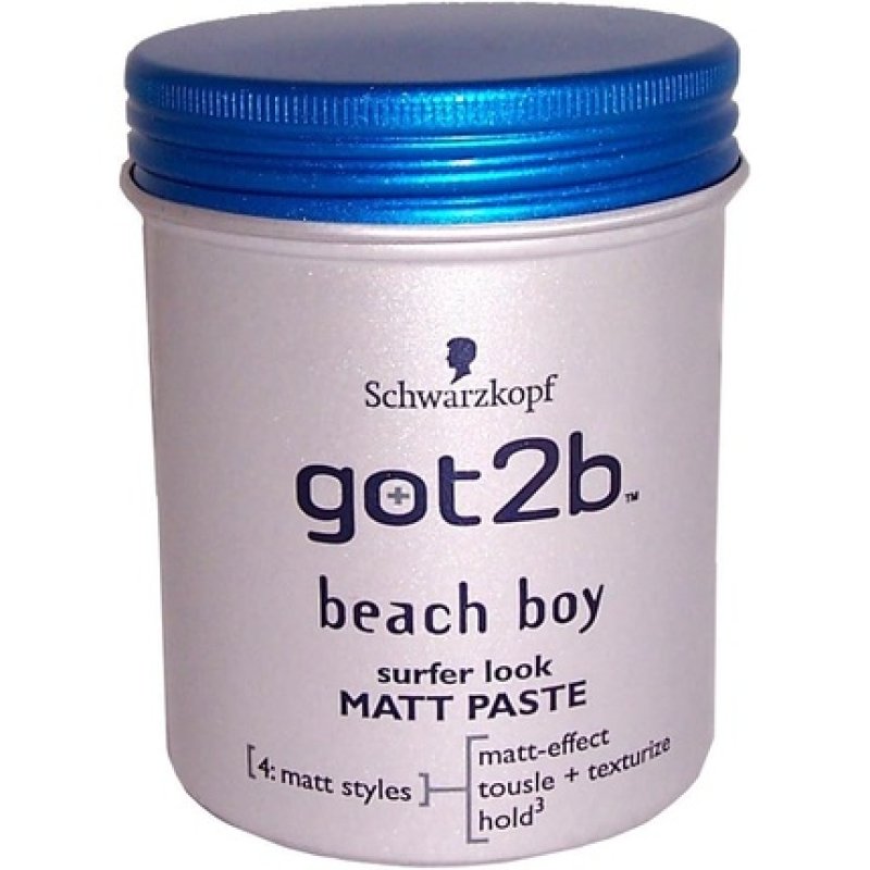 Schwarzkopf Got2b Beach Boy Surfer Look Matt Paste 100ml