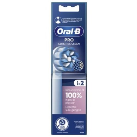 Oral-B Replacement Head for Pro Sensitive Clean Electric Toothbrush 2 Pieces