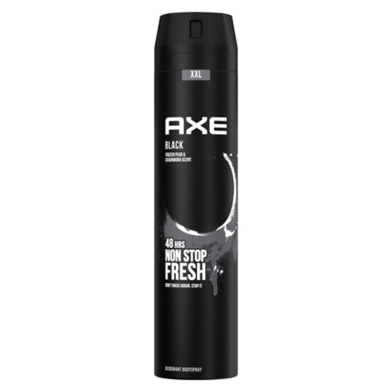 Axe Black Deodorant Body Spray 250ml.