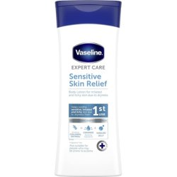 Vaseline Expert Care Sensitive Skin Relief Dermatologically Tested Moisturiser Body Lotion 400ml