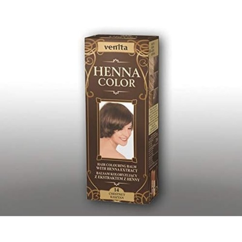Venita Henna Color Hair Dye 75ml - Chestnut