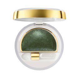 Collistar Eyeshadow with Dual Effect: Wet and Dry Olive Green Long-Lasting Pearl Effect with Hyaluronic Acid, Vitamin