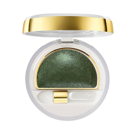 Collistar Eyeshadow with Dual Effect: Wet and Dry Olive Green Long-Lasting Pearl Effect with Hyaluronic Acid, Vitamin