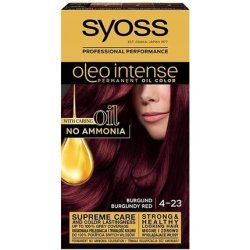 Syoss Oleo Intense Hair Dye Permanently Coloring From Oils 4-23 Burgundy Red 115ml