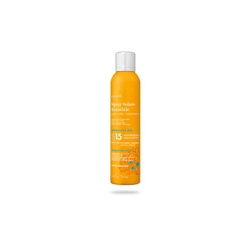 PUPA Milano Spray Solare Invisibile Spray de protection solaire Corps 15 Adultes