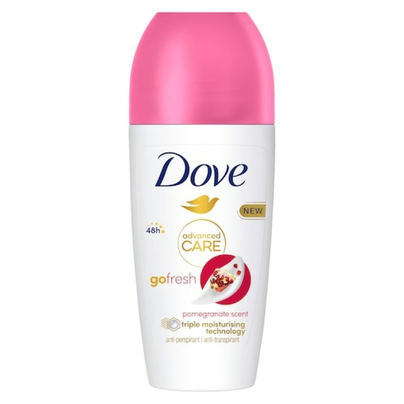 Dove Advanced Care Go Fresh Pomegranate Scent Anti-perspirant Deodorant with Triple Moisturizing Technology Roll-On 50ml