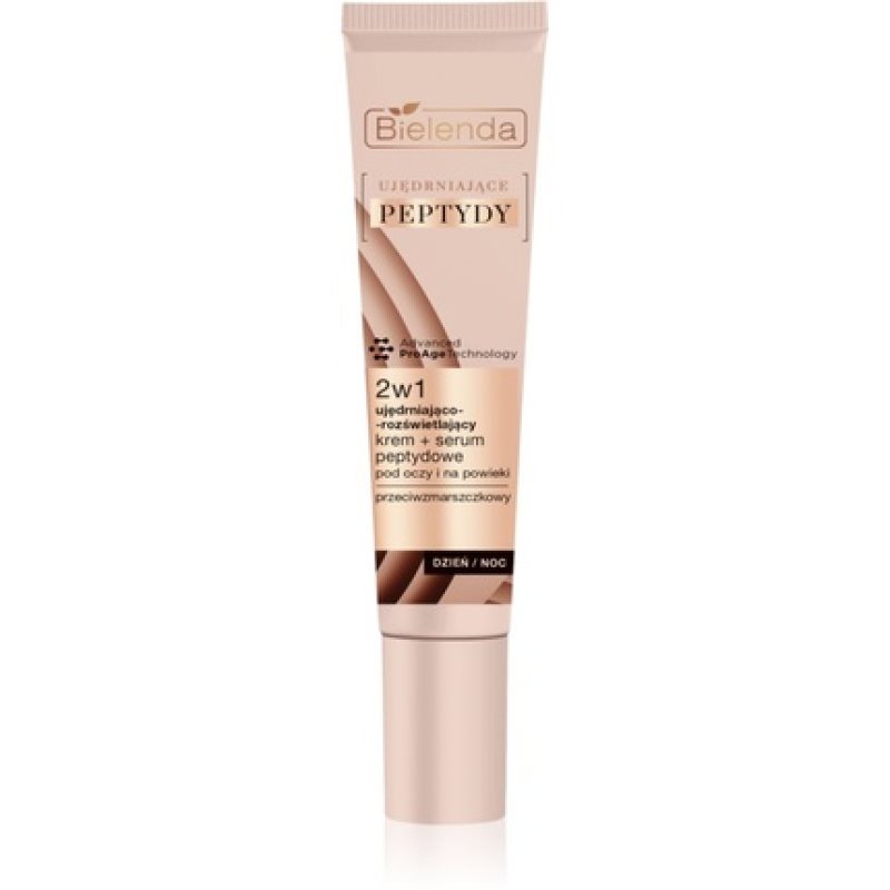 BIELENDA Firming Peptide Firming and Brightening Cream Serum 2-in-1 for Eyes and Eyelids 15ml