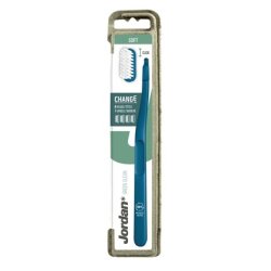 Jordan Tandem Toothbrush Green Clean Soft Brush 4 Refills