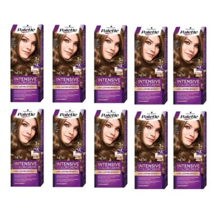 Palette Intensive Color Cream LG5 Glossy Nougat Permanent Hair 10 Pack