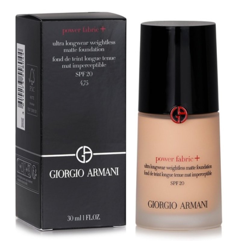 Giorgio Armani Power Fabric Ultra Longwear Weightless Matte Foundation 4.75 SPF 20 30ml