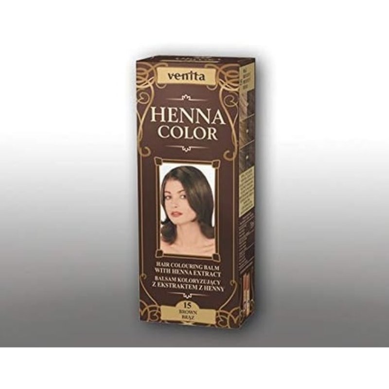 Venita Henna Color Hair Dye 75ml - Shade 15 Brown